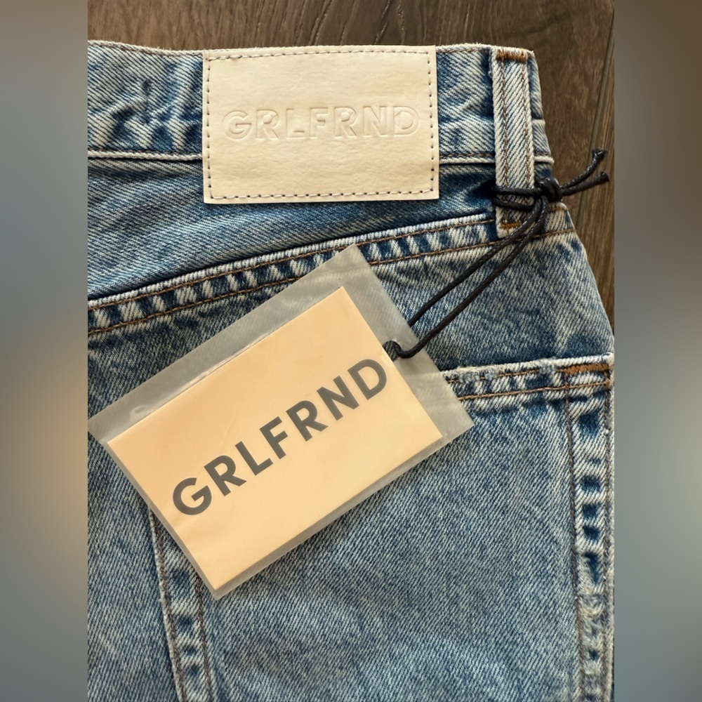 GRLFRND The Jules Super High Rise Vintage Cut Off Shorts Size 25 - Picture 12 of 12